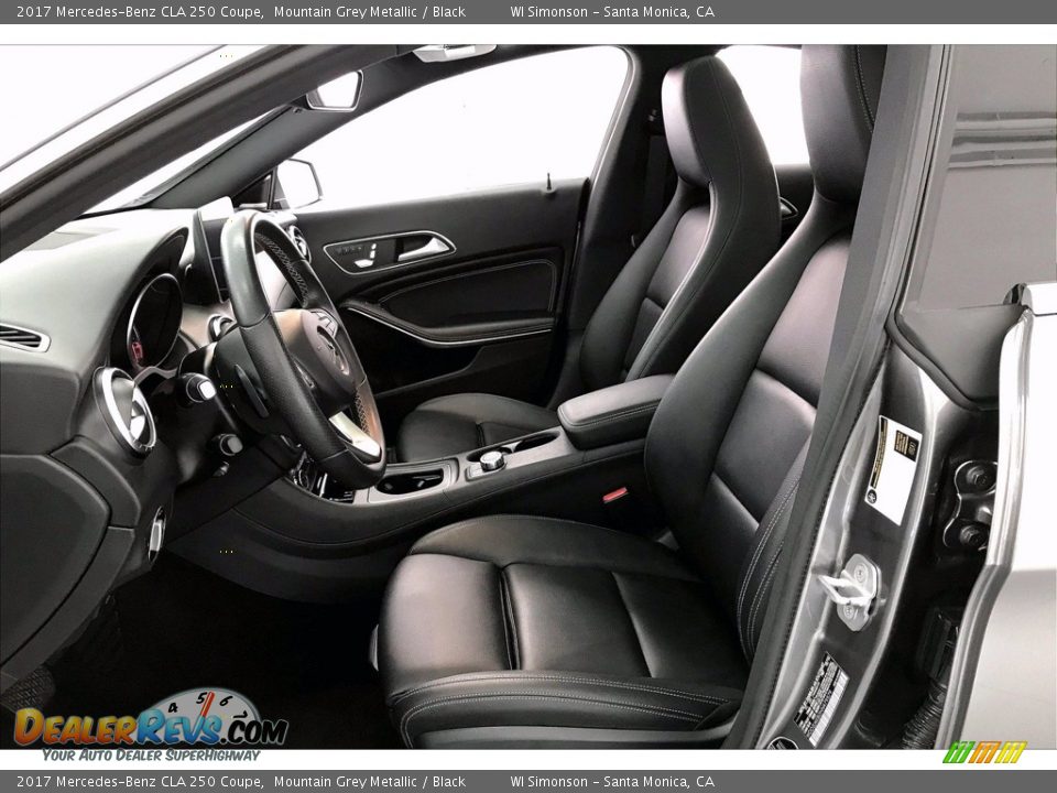 2017 Mercedes-Benz CLA 250 Coupe Mountain Grey Metallic / Black Photo #14