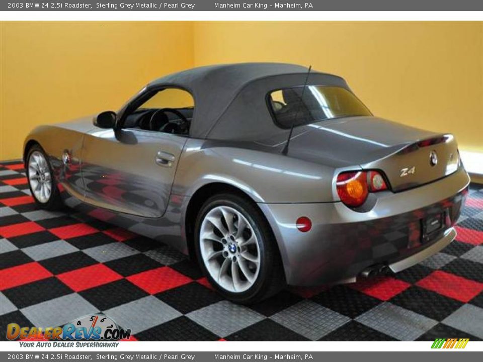 2003 BMW Z4 2.5i Roadster Sterling Grey Metallic / Pearl Grey Photo #4