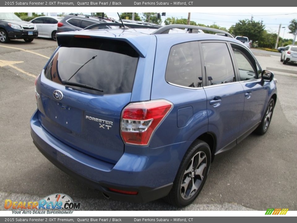 2015 Subaru Forester 2.0XT Premium Quartz Blue Pearl / Black Photo #5