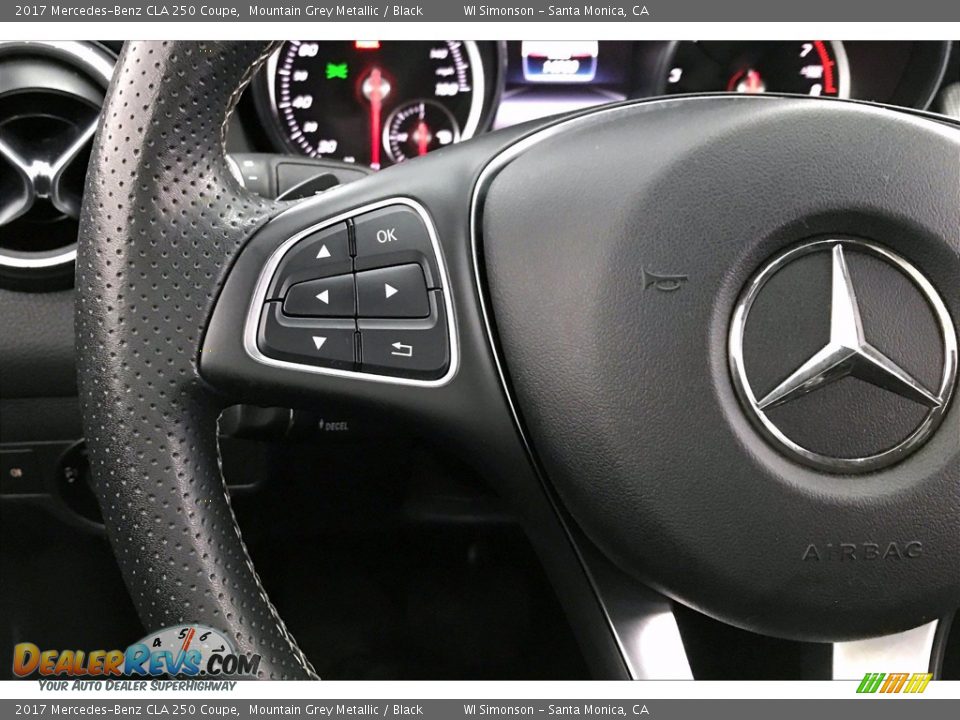 2017 Mercedes-Benz CLA 250 Coupe Mountain Grey Metallic / Black Photo #18
