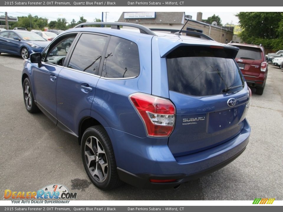 2015 Subaru Forester 2.0XT Premium Quartz Blue Pearl / Black Photo #7