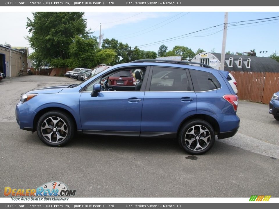 2015 Subaru Forester 2.0XT Premium Quartz Blue Pearl / Black Photo #8