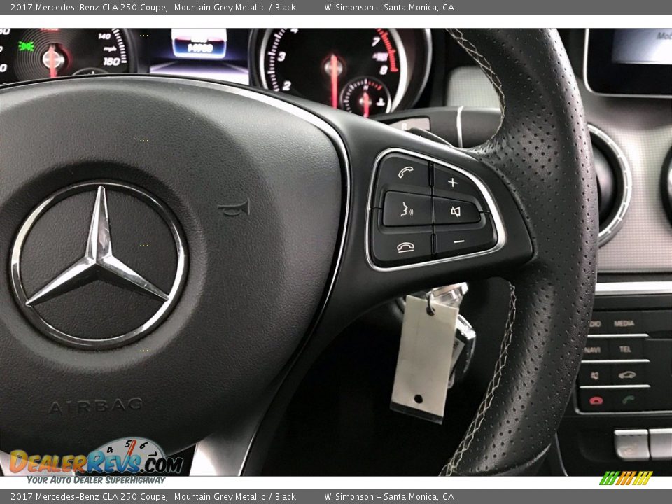 2017 Mercedes-Benz CLA 250 Coupe Mountain Grey Metallic / Black Photo #19