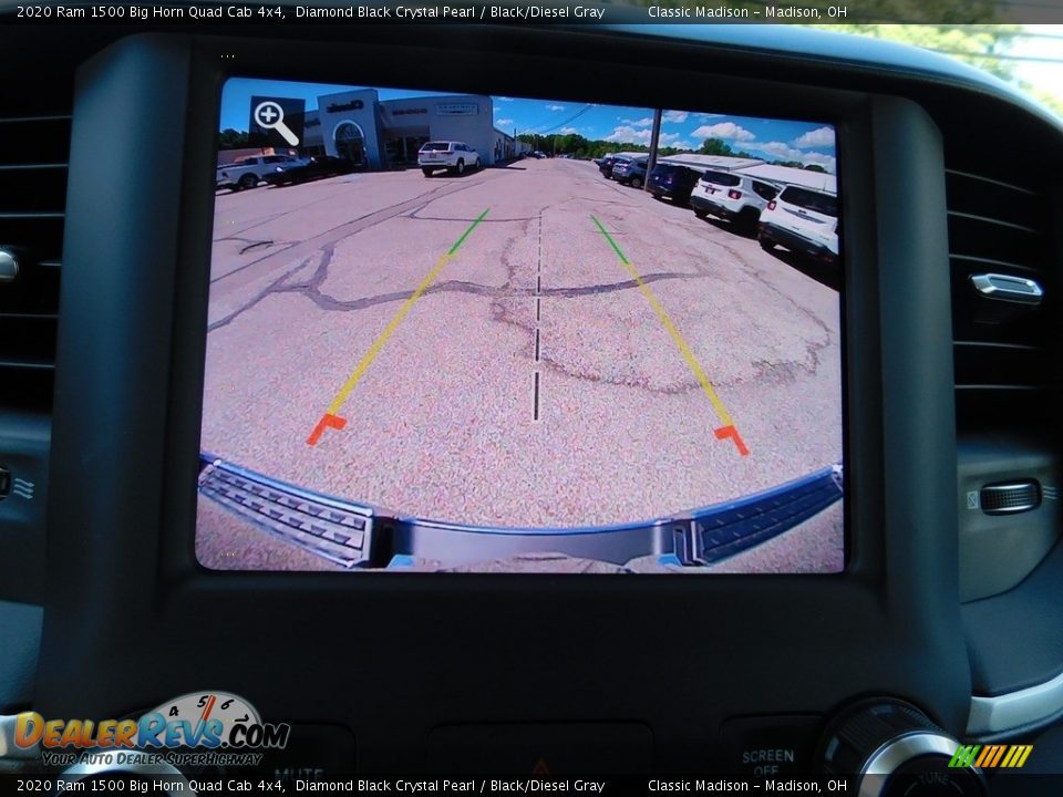 2020 Ram 1500 Big Horn Quad Cab 4x4 Diamond Black Crystal Pearl / Black/Diesel Gray Photo #8