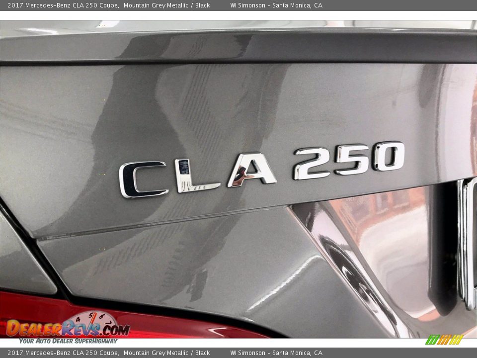 2017 Mercedes-Benz CLA 250 Coupe Mountain Grey Metallic / Black Photo #27