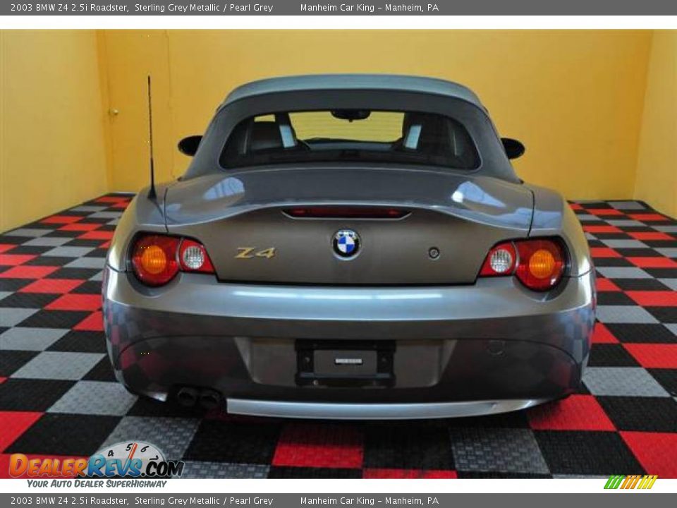 2003 BMW Z4 2.5i Roadster Sterling Grey Metallic / Pearl Grey Photo #5