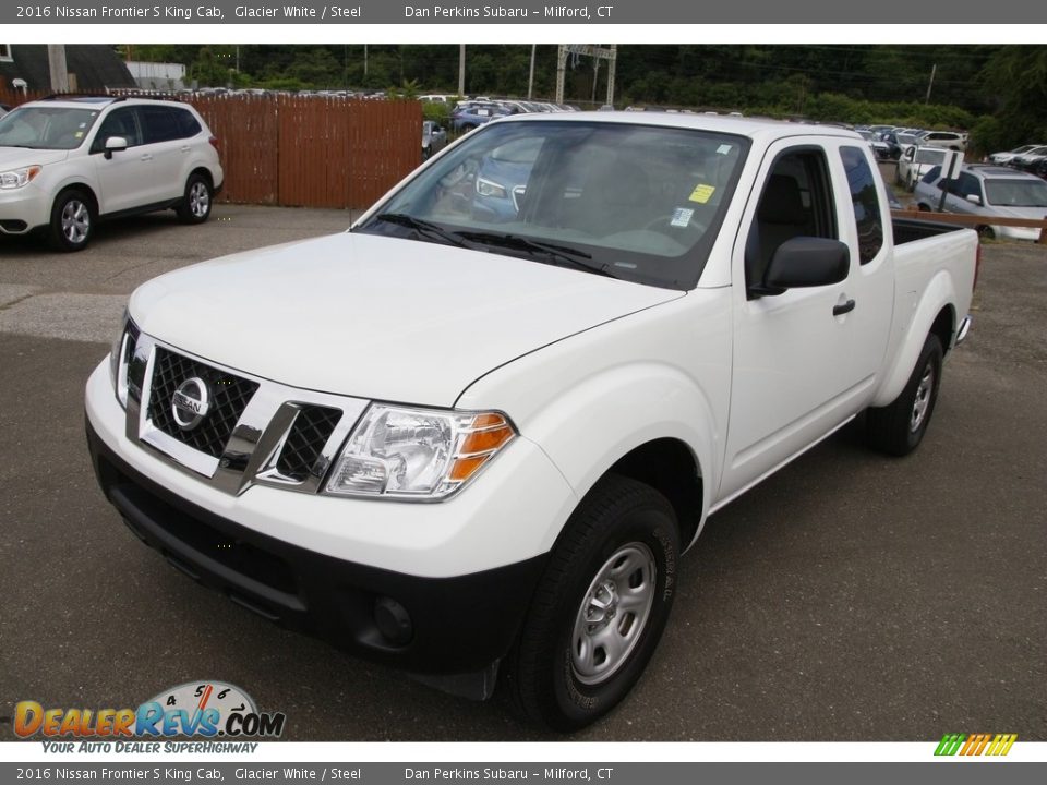 Glacier White 2016 Nissan Frontier S King Cab Photo #1