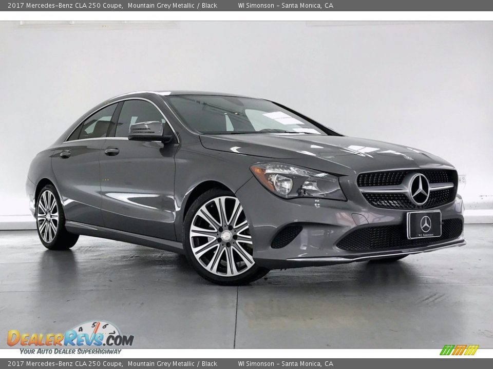 2017 Mercedes-Benz CLA 250 Coupe Mountain Grey Metallic / Black Photo #34