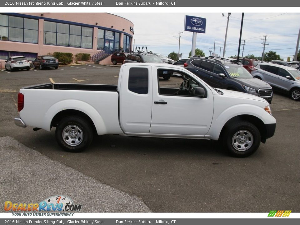 Glacier White 2016 Nissan Frontier S King Cab Photo #4