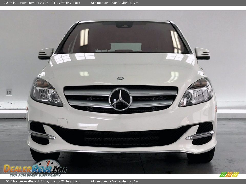 2017 Mercedes-Benz B 250e Cirrus White / Black Photo #2