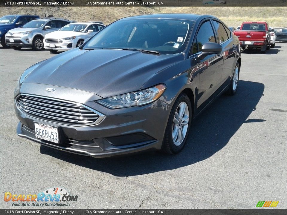 2018 Ford Fusion SE Magnetic / Ebony Photo #2
