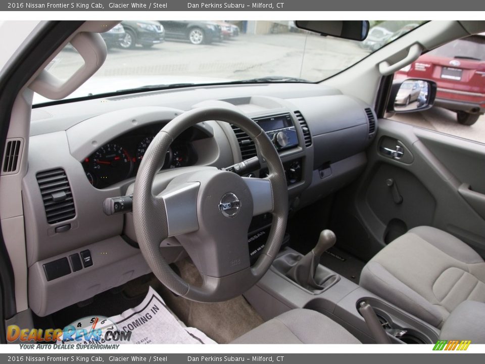 Steel Interior - 2016 Nissan Frontier S King Cab Photo #10