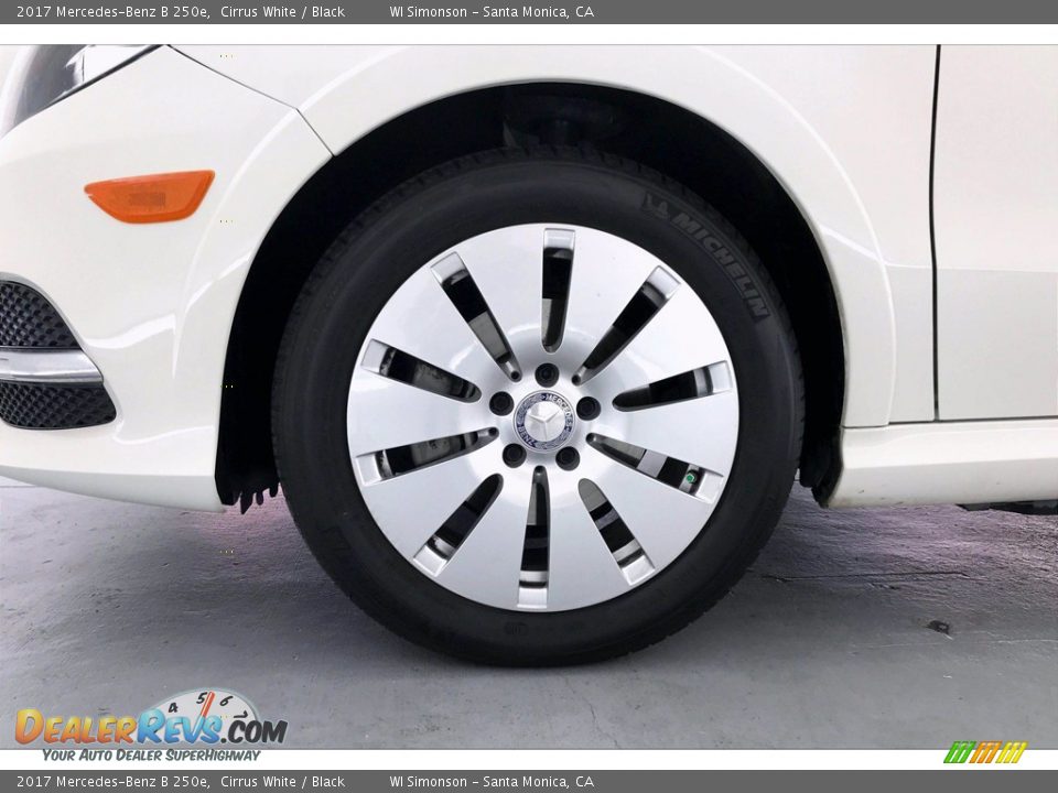 2017 Mercedes-Benz B 250e Cirrus White / Black Photo #8