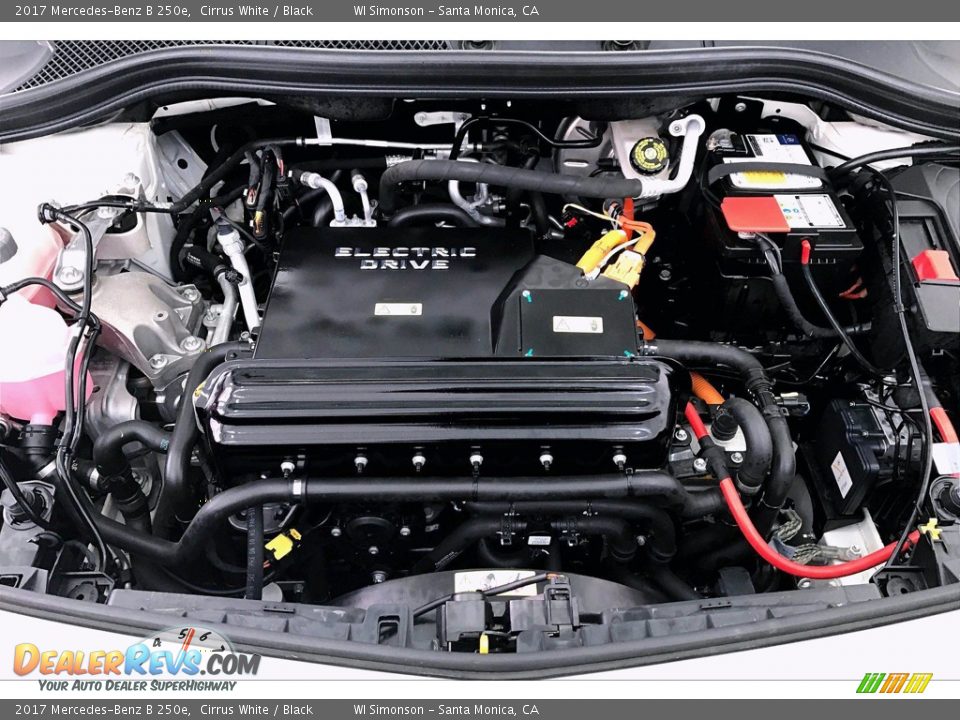 2017 Mercedes-Benz B 250e Cirrus White / Black Photo #9
