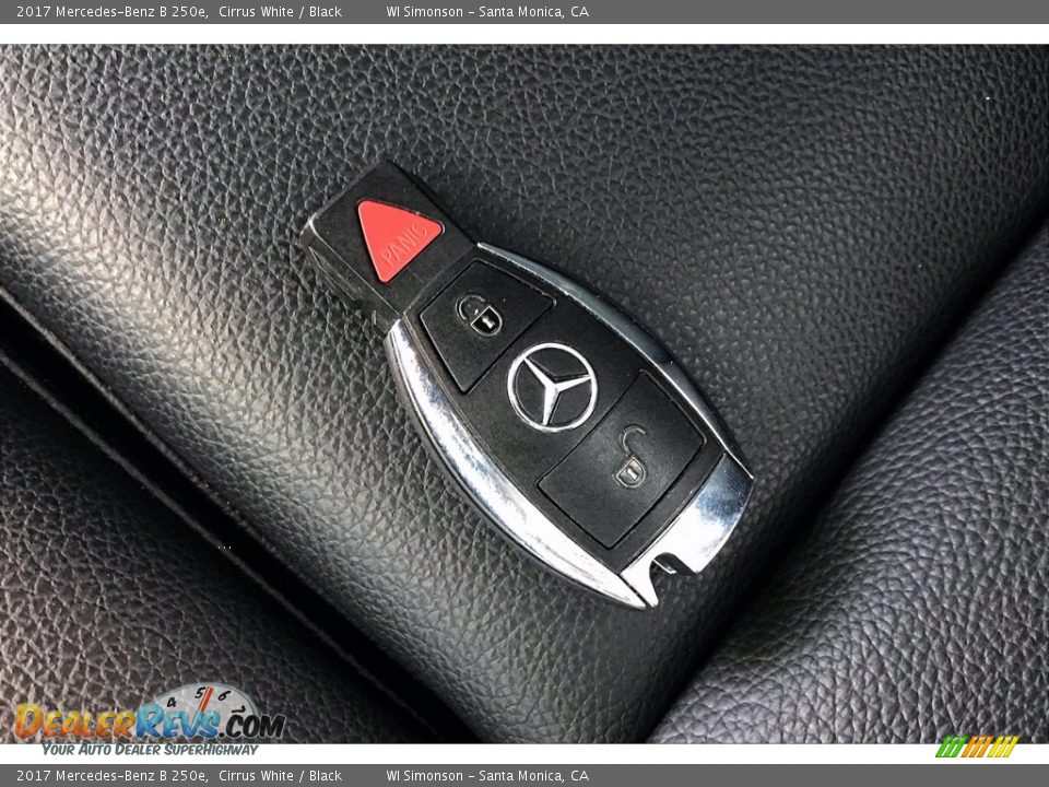 2017 Mercedes-Benz B 250e Cirrus White / Black Photo #11