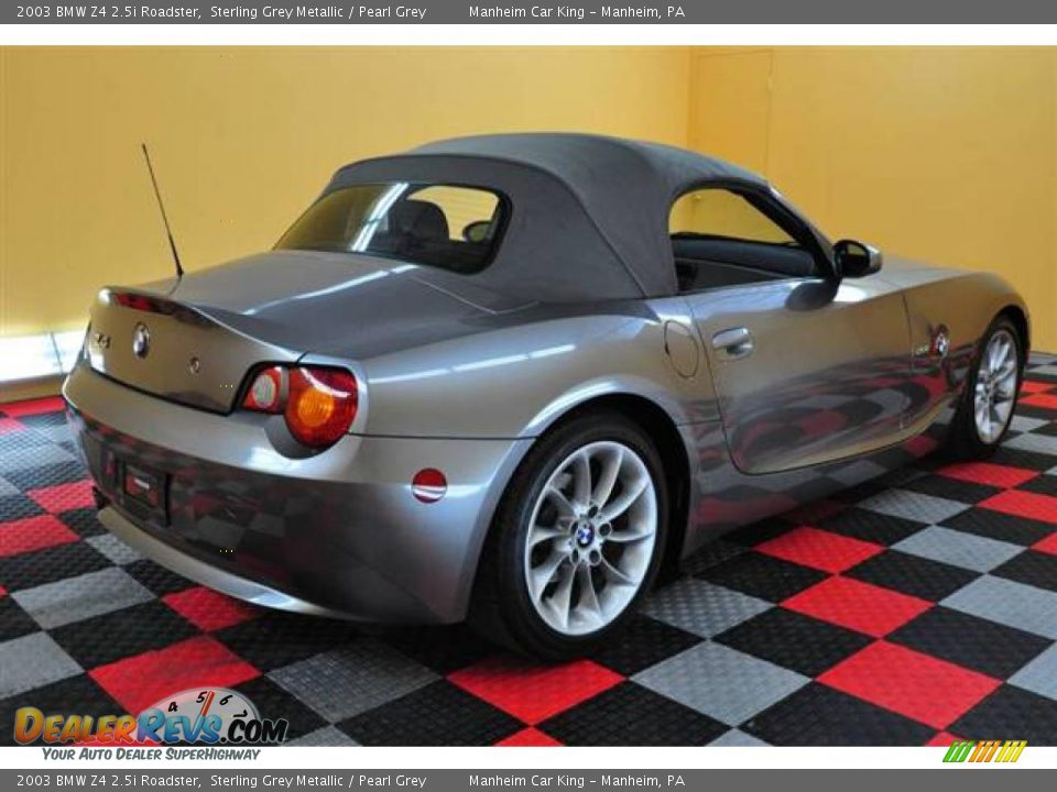 2003 BMW Z4 2.5i Roadster Sterling Grey Metallic / Pearl Grey Photo #6