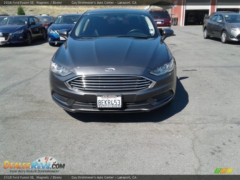 2018 Ford Fusion SE Magnetic / Ebony Photo #8