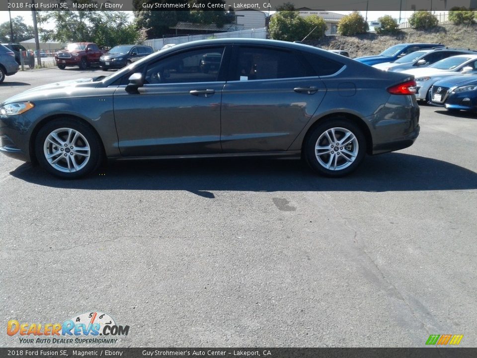 2018 Ford Fusion SE Magnetic / Ebony Photo #9