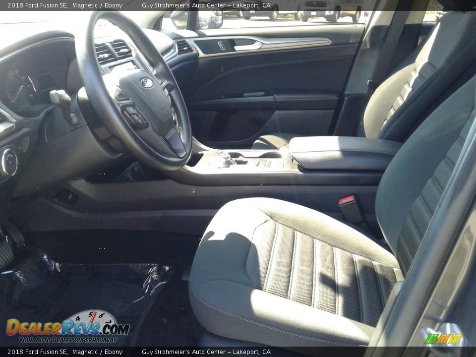 2018 Ford Fusion SE Magnetic / Ebony Photo #12