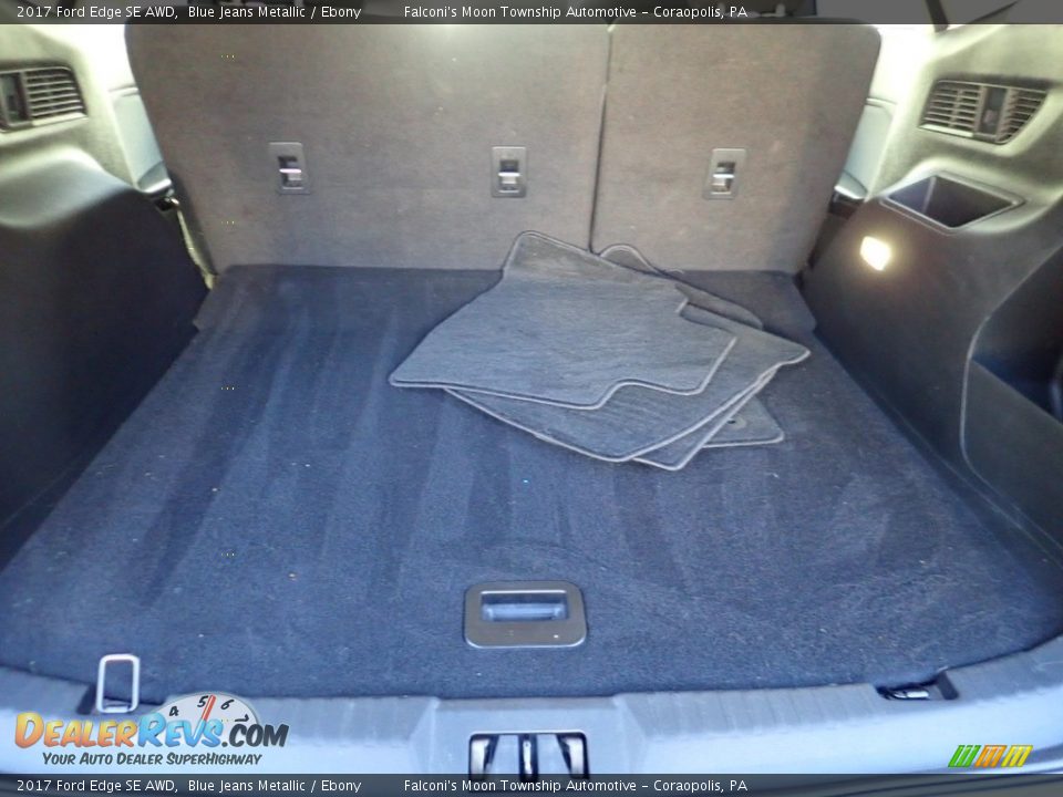 2017 Ford Edge SE AWD Blue Jeans Metallic / Ebony Photo #4