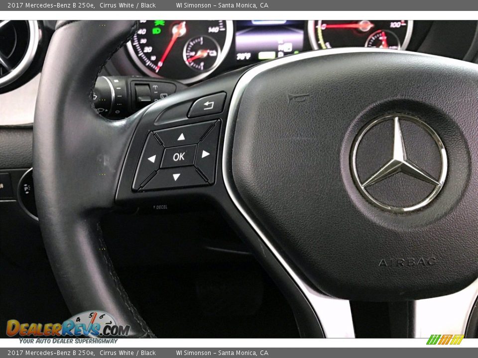 2017 Mercedes-Benz B 250e Cirrus White / Black Photo #18