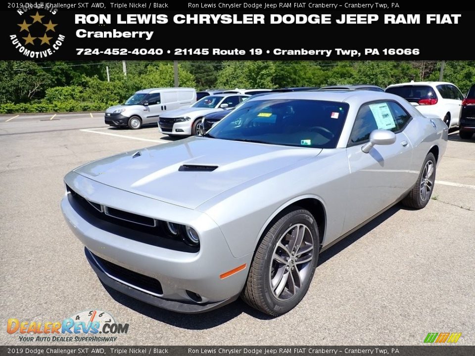 2019 Dodge Challenger SXT AWD Triple Nickel / Black Photo #1