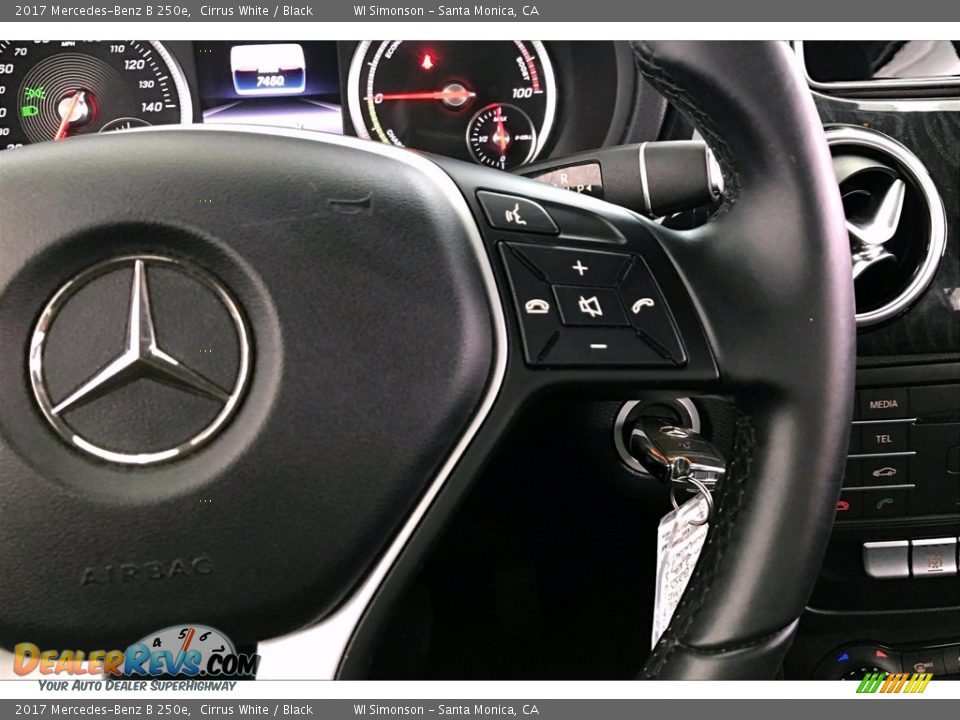 2017 Mercedes-Benz B 250e Cirrus White / Black Photo #19