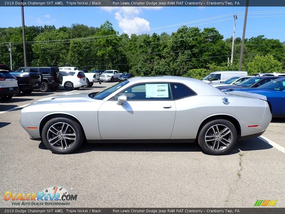 2019 Dodge Challenger SXT AWD Triple Nickel / Black Photo #3
