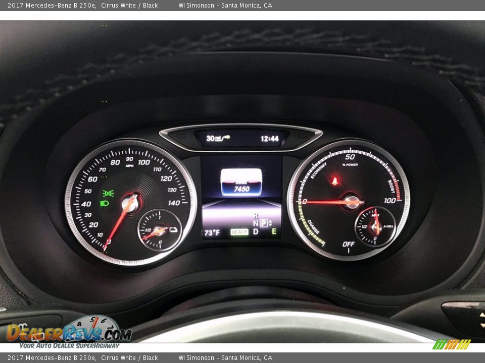 2017 Mercedes-Benz B 250e Cirrus White / Black Photo #20