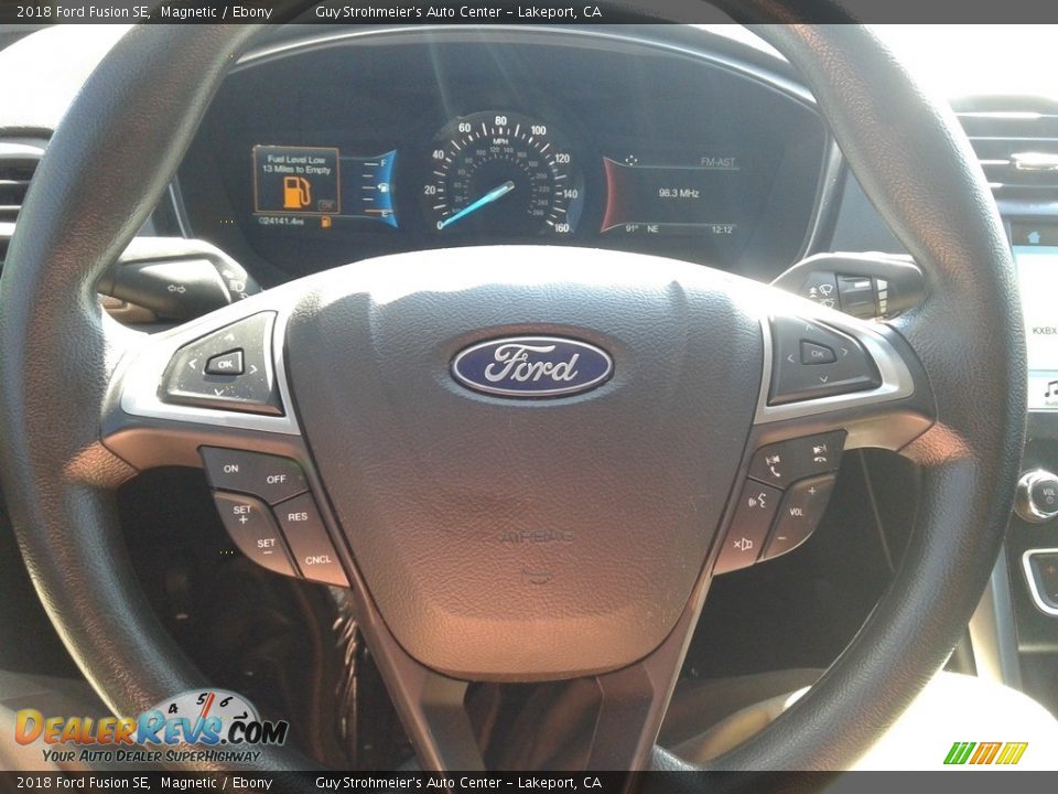 2018 Ford Fusion SE Magnetic / Ebony Photo #17
