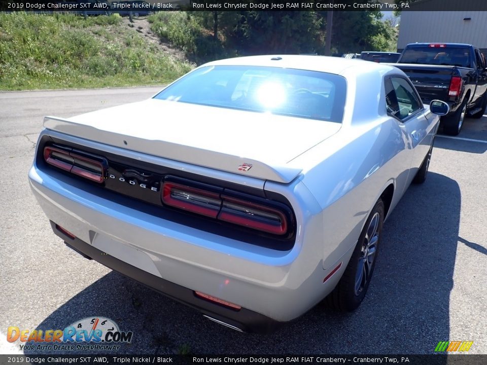 2019 Dodge Challenger SXT AWD Triple Nickel / Black Photo #6