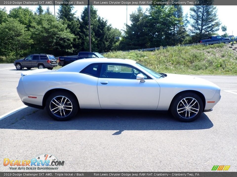 2019 Dodge Challenger SXT AWD Triple Nickel / Black Photo #7