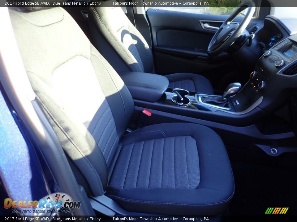 2017 Ford Edge SE AWD Blue Jeans Metallic / Ebony Photo #11