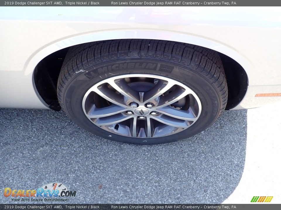 2019 Dodge Challenger SXT AWD Triple Nickel / Black Photo #10