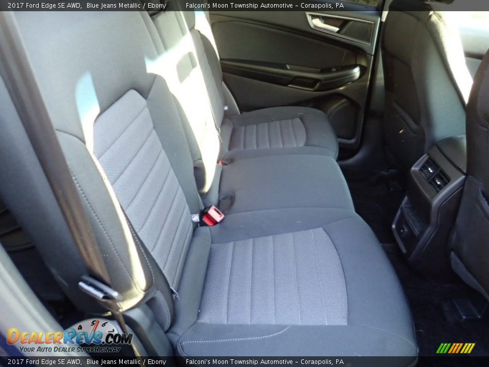 2017 Ford Edge SE AWD Blue Jeans Metallic / Ebony Photo #14