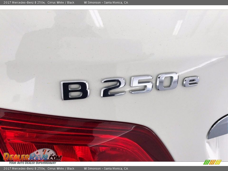 2017 Mercedes-Benz B 250e Cirrus White / Black Photo #27
