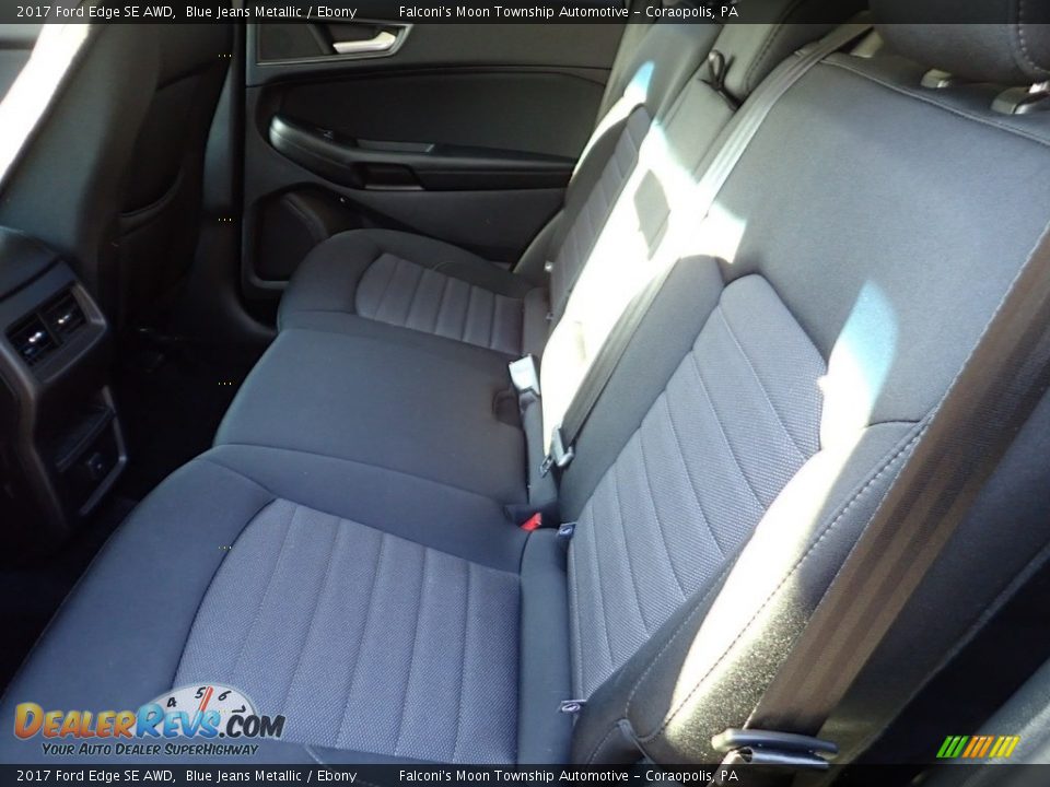 2017 Ford Edge SE AWD Blue Jeans Metallic / Ebony Photo #16