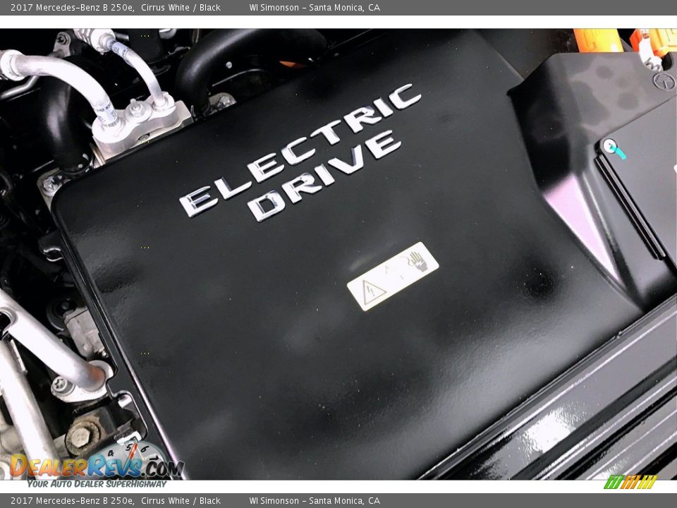 2017 Mercedes-Benz B 250e Cirrus White / Black Photo #31