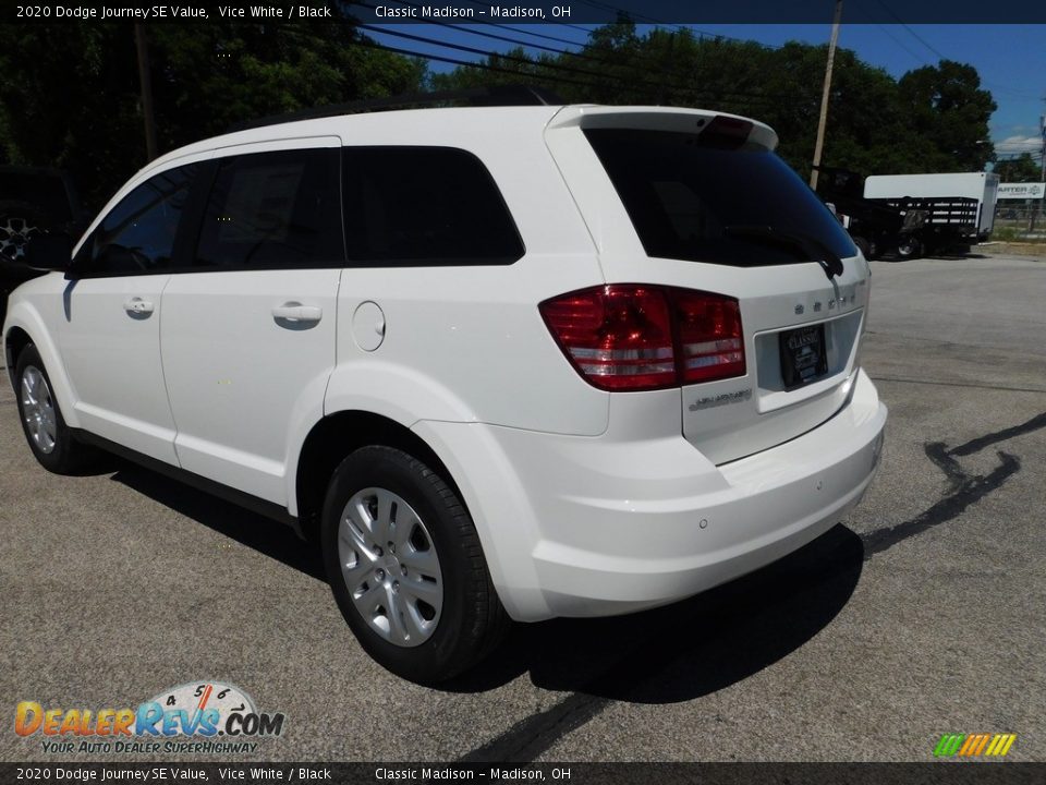 2020 Dodge Journey SE Value Vice White / Black Photo #5