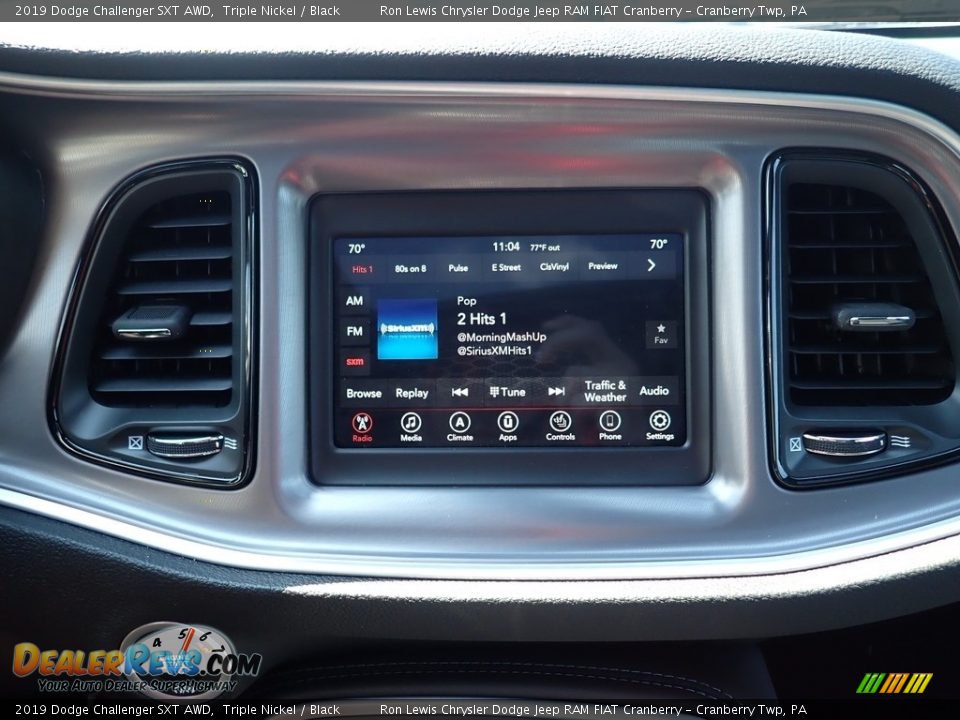 2019 Dodge Challenger SXT AWD Triple Nickel / Black Photo #18