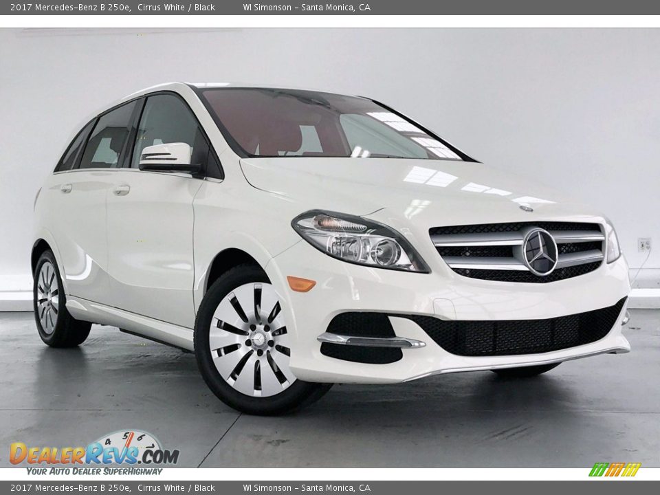 2017 Mercedes-Benz B 250e Cirrus White / Black Photo #34