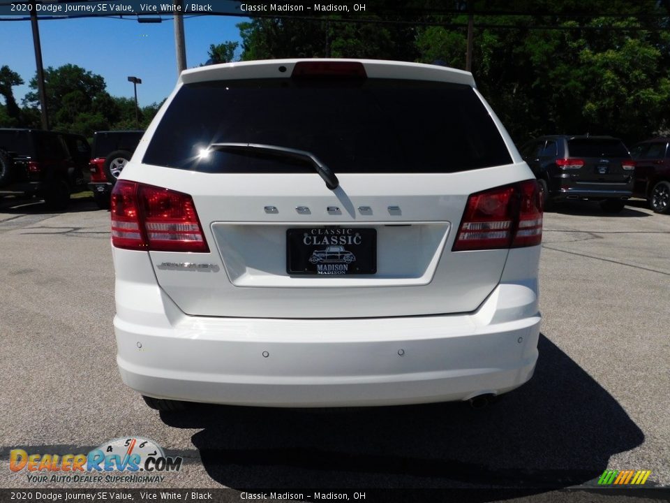 2020 Dodge Journey SE Value Vice White / Black Photo #6