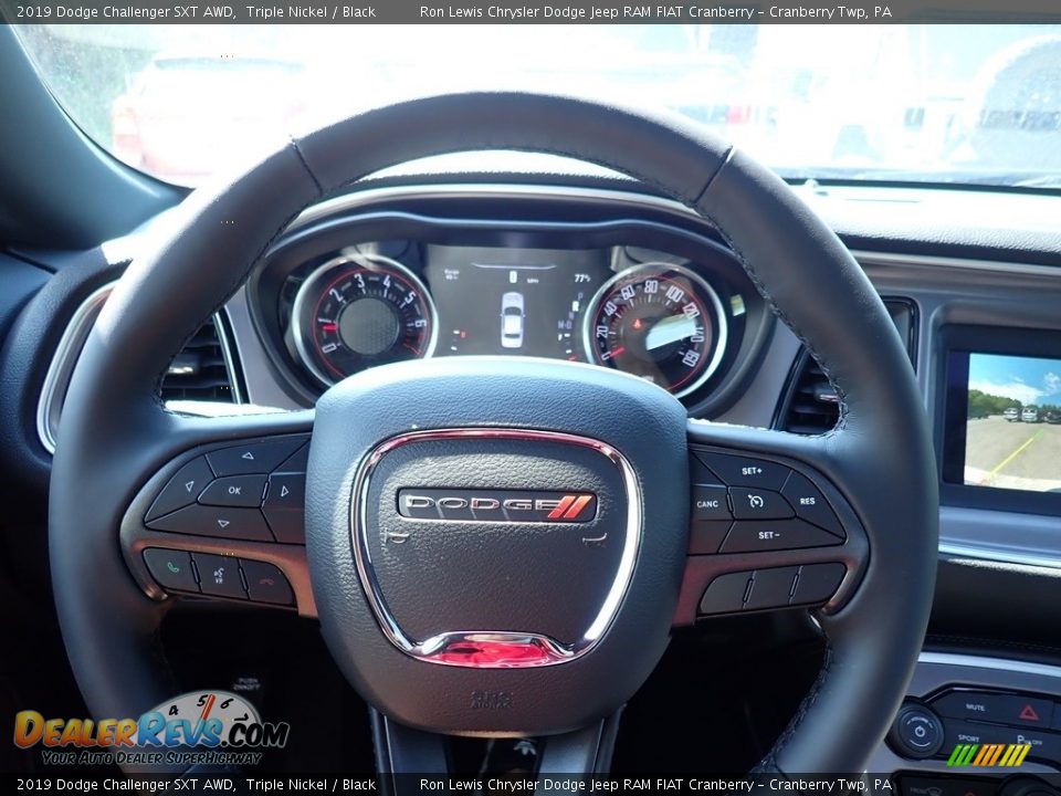 2019 Dodge Challenger SXT AWD Triple Nickel / Black Photo #20