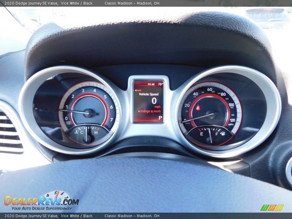 2020 Dodge Journey SE Value Vice White / Black Photo #7