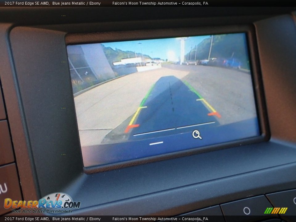 2017 Ford Edge SE AWD Blue Jeans Metallic / Ebony Photo #25