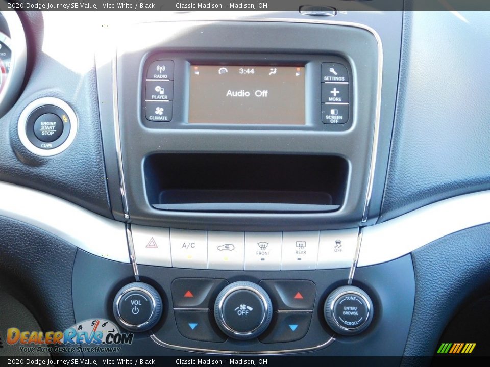 2020 Dodge Journey SE Value Vice White / Black Photo #10