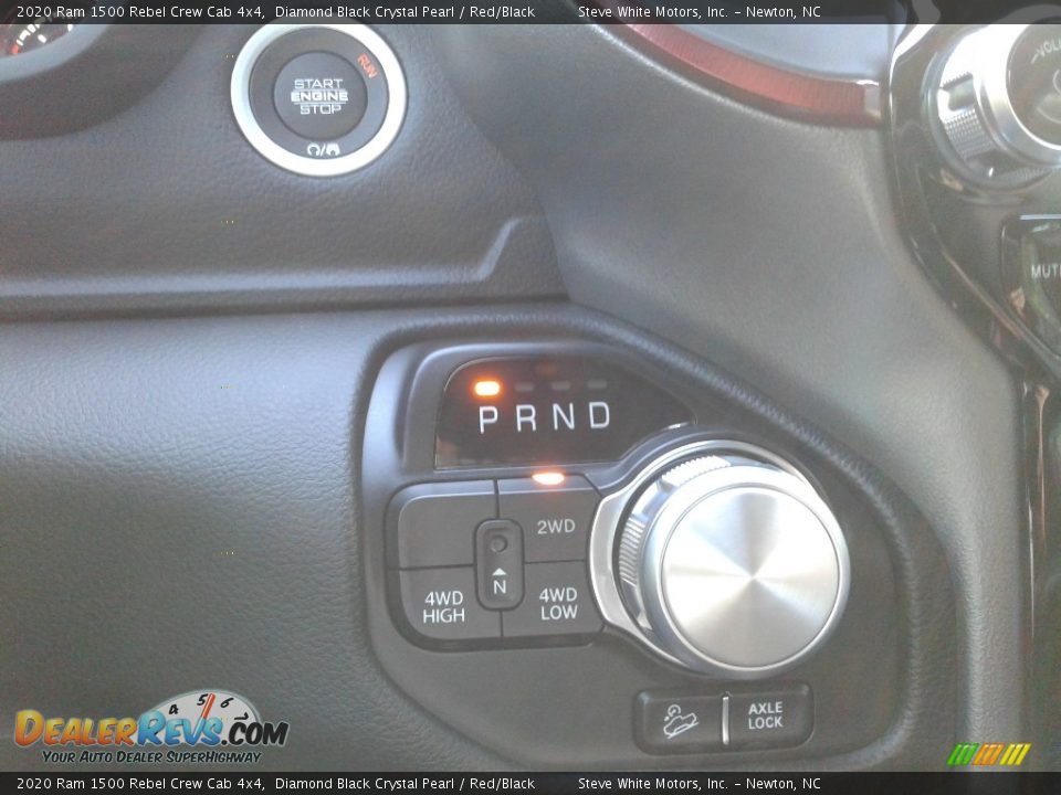 2020 Ram 1500 Rebel Crew Cab 4x4 Diamond Black Crystal Pearl / Red/Black Photo #22