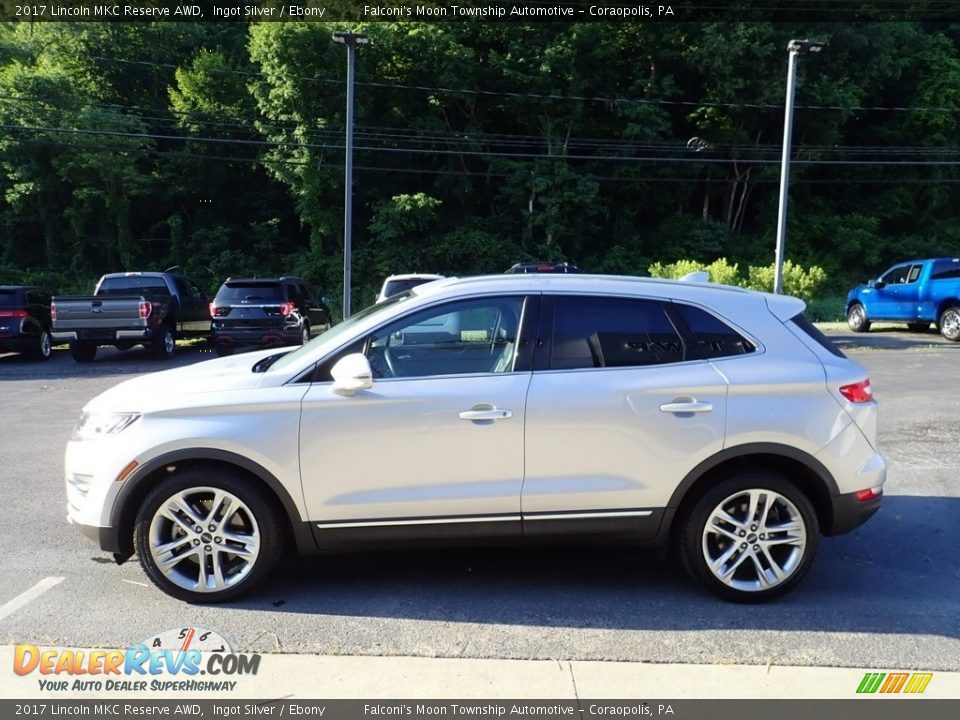 2017 Lincoln MKC Reserve AWD Ingot Silver / Ebony Photo #6