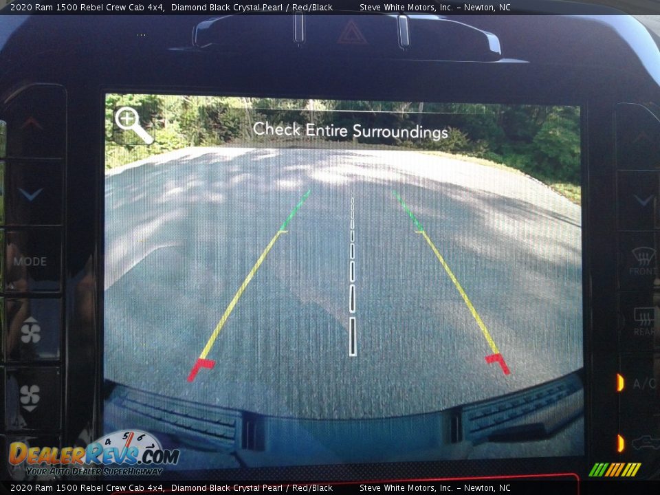 2020 Ram 1500 Rebel Crew Cab 4x4 Diamond Black Crystal Pearl / Red/Black Photo #28