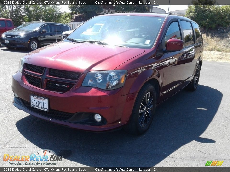 2018 Dodge Grand Caravan GT Octane Red Pearl / Black Photo #2